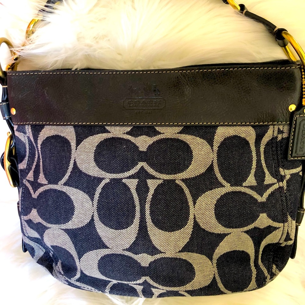 Coach Denim Hobo